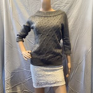 NWOT -NY & Co. Sweater with Boat Neckline